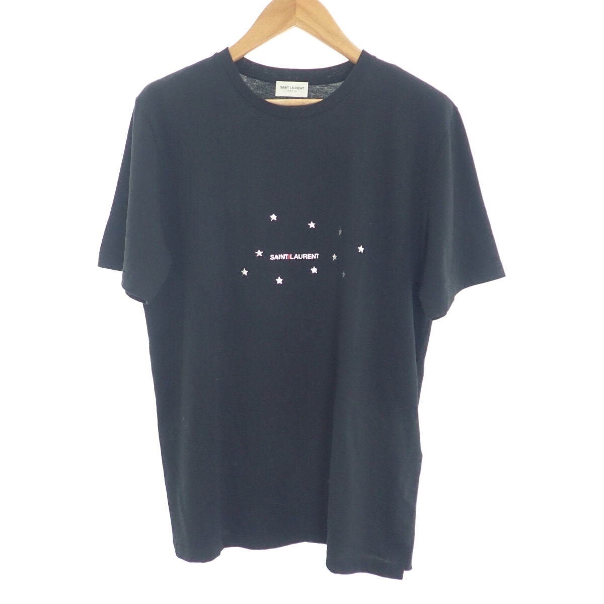 【SAランク】 ロゴスタープリント Tシャツ トップス 577062 YBJF2 1081 コットン100％ ブラック XSサイズ