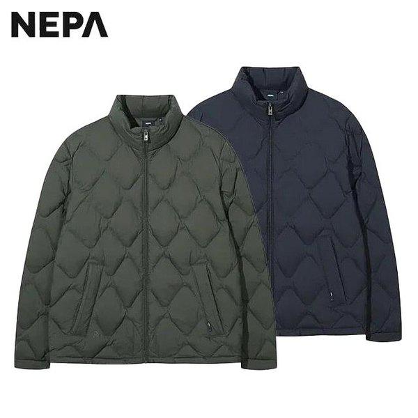 春秋用/冬用 男性 ピュレ パフ ウール カジュアル スタンネック 軽量 グース ダウン ジャケット - 7L72061 23,071円