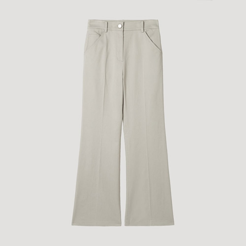 [シーズミス] コットンブレンドベーシックワイドパンツ_swwslp22080_LK