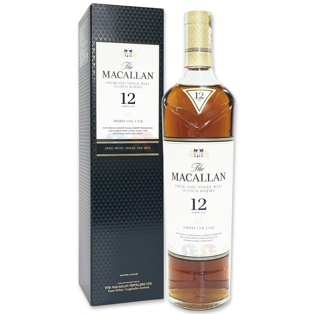 [正規品] ザ マッカラン 12年 シェリーオーク 40度 700ml / ギフトBOX入り スコットランド シングルモルトウイスキー お酒