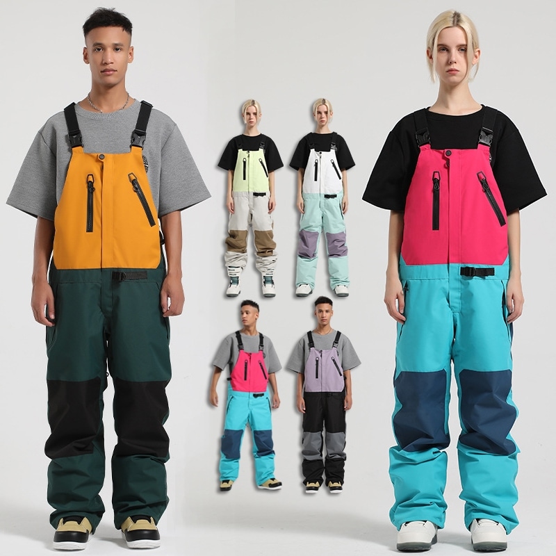 スノーボードウェア スノボウェア ビブパンツ つなぎ オールインワンスキーウェア レディース 韓国風 スノーボード ウェア 11,095円
