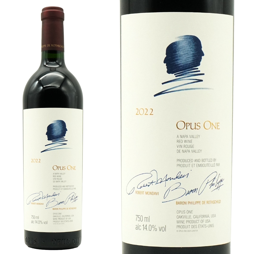 オーパス ワン 2022 ロバート モンダヴィ＆バロン フィリピーヌ ド ロートシルト家 デカンタ驚異の97点＆JS96点＆WA95点＆JD94点OPUS ONE 2022 Robert Mo