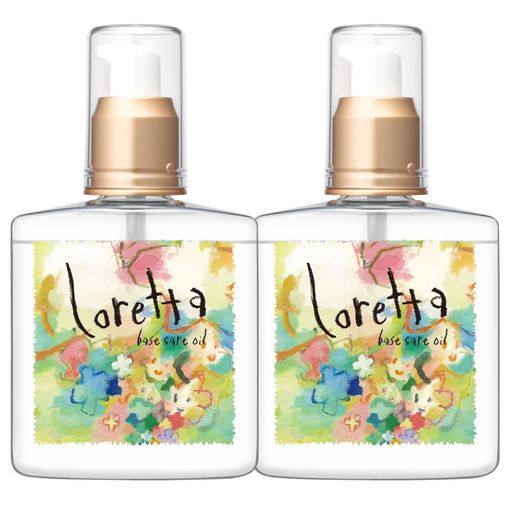 ロレッタ ベースケアオイル 120mL×2個セット [ローズの香り ヘアケア ヘアオイル 洗い流さないトリートメント アウトバストリートメント]