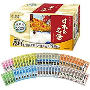 [Amazon限定ブランド] ここちバス 【医薬部外品】 日本の名湯 にごり湯 8種アソート 入浴剤