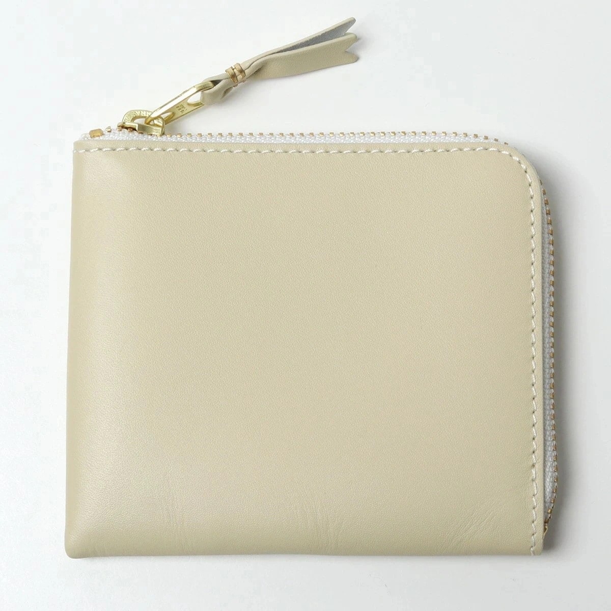 COMME des GARCONS コムデギャルソン SA3100 ARECALF L字ファスナー コインケース 小銭入れ ミニ財布 WHITE メンズ レディ