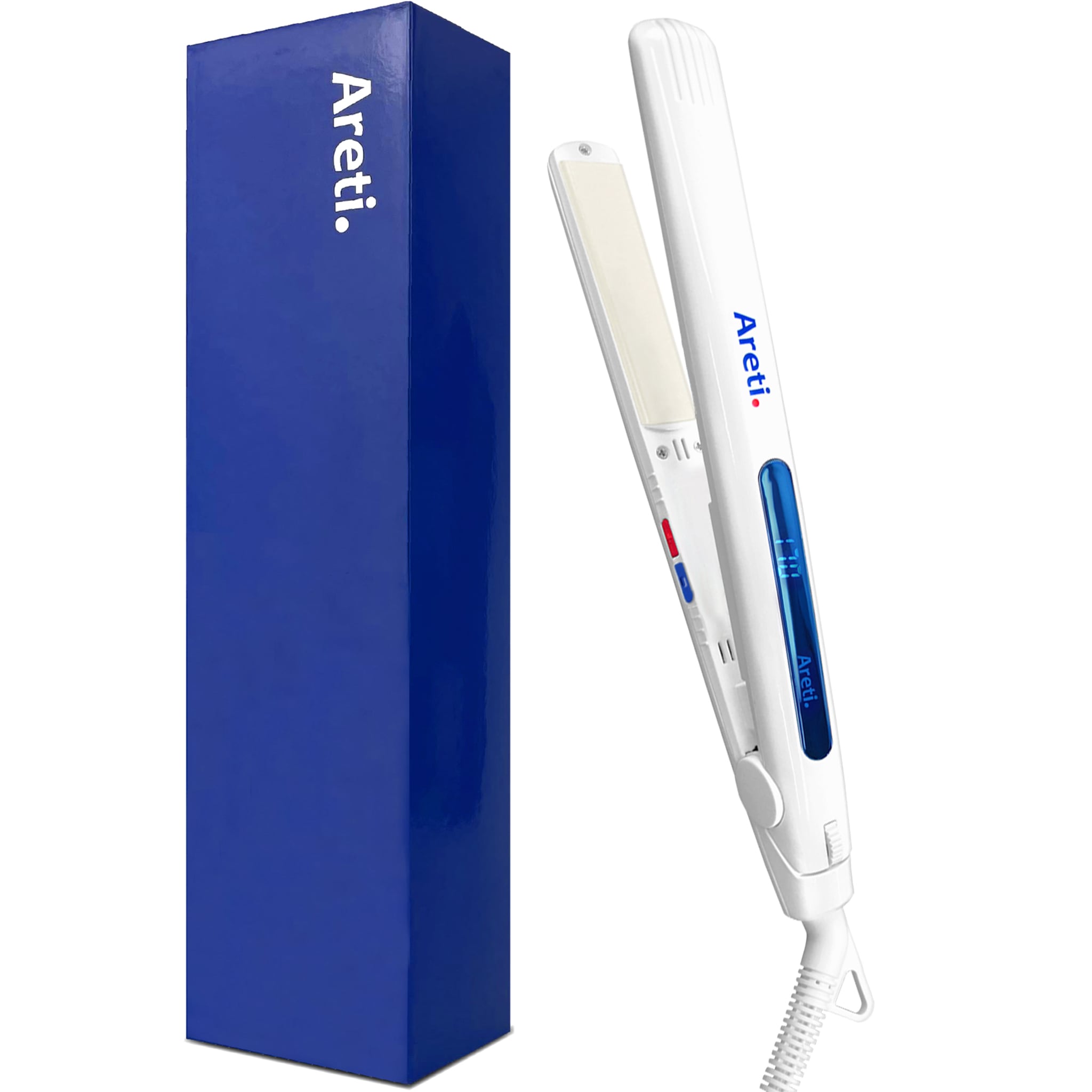 ヘアアイロン 2way 純セラミック ハイブリッド ストレート カール マイナスイオン ストレートアイロン コテ 15mm 20mm オールマイティ i679PCPH-WH i628PCPH