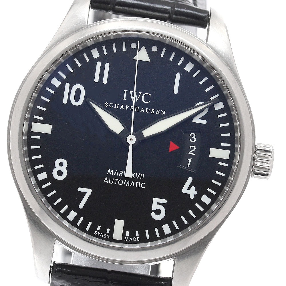 IWC IWC SCHAFFHAUSEN IW326501 パイロットウォッチ マークXVII デイト 自動巻き メンズ 保証書付き_940352【中古】