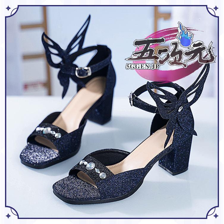 【予約商品】2026新作 Insでも話題に 猫屋小舗　原神　コスプレ　凝光　ギョウコウ　紗中幽蘭　靴　ブーツ