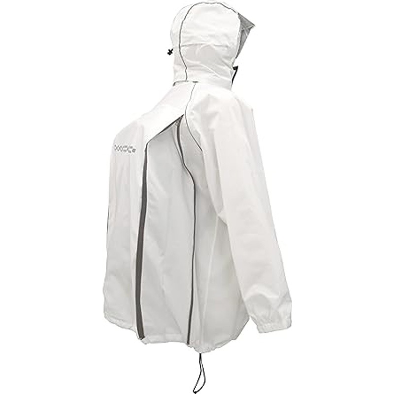 弘進ゴム GK-118α ジャイアントキリングスーツ レインスーツ 上下セット ホワイト SS H0236AY-SS