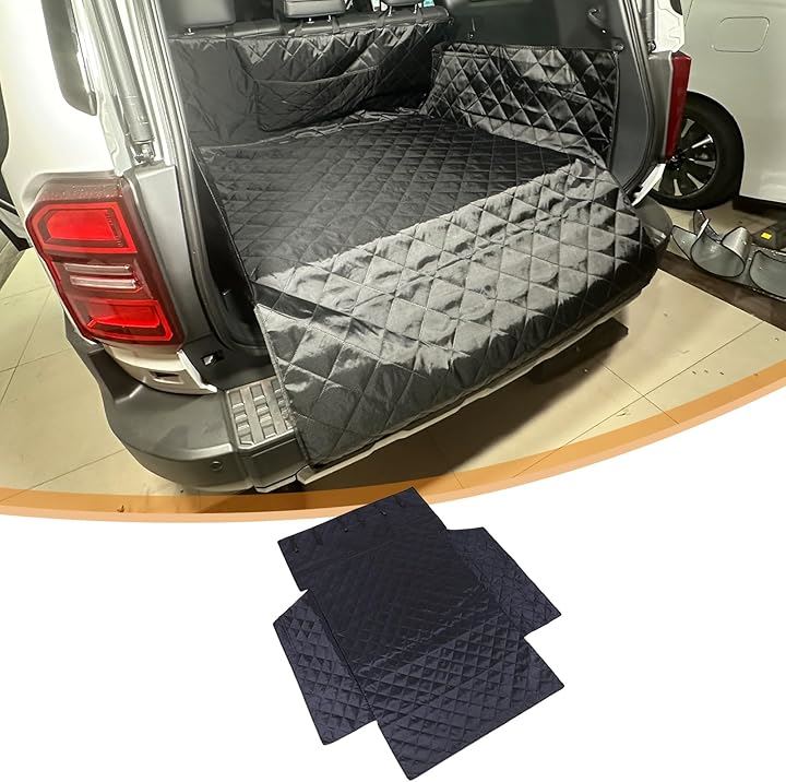 トヨタ プラド 2024 2025年専用 トランクマット ドライブシート ペットシート ペット用 犬 マットカバー ラゲッジマット カー用品 滑り止め(2024　2025年に対応)