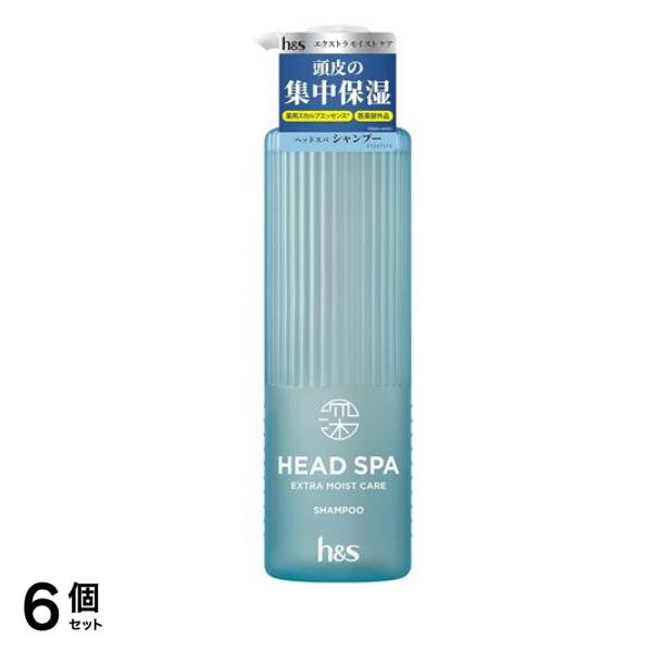 h&s 深ヘッドスパ エクストラモイストケア シャンプー 本体ポンプ 435g 6個セット