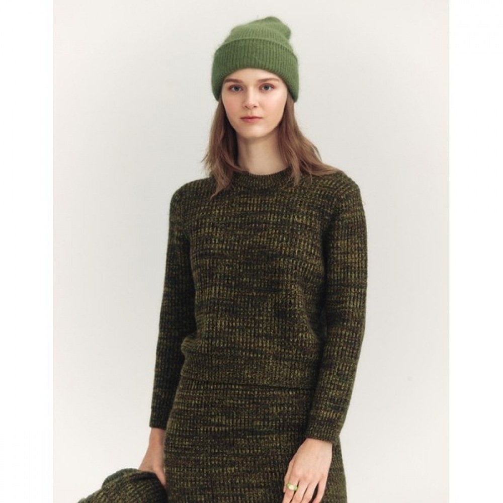 (ヘッジズレディース) 24FW デフォルメティッシュセーターマルチグリーン HSSW4D903E2 23,560円