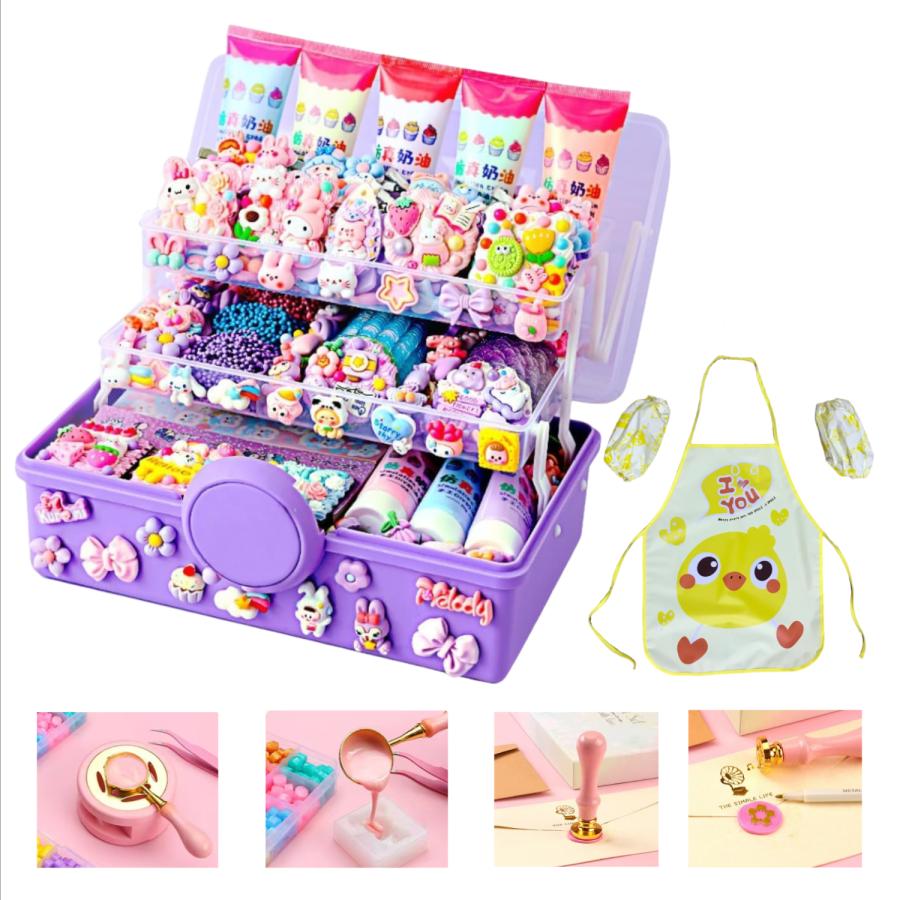 創意DIYキーホルダー シール アクリル ハンドメイド りパーツ メイクキット デコレーション DIY 手芸用品 オリジナル キーホルダー プレゼント