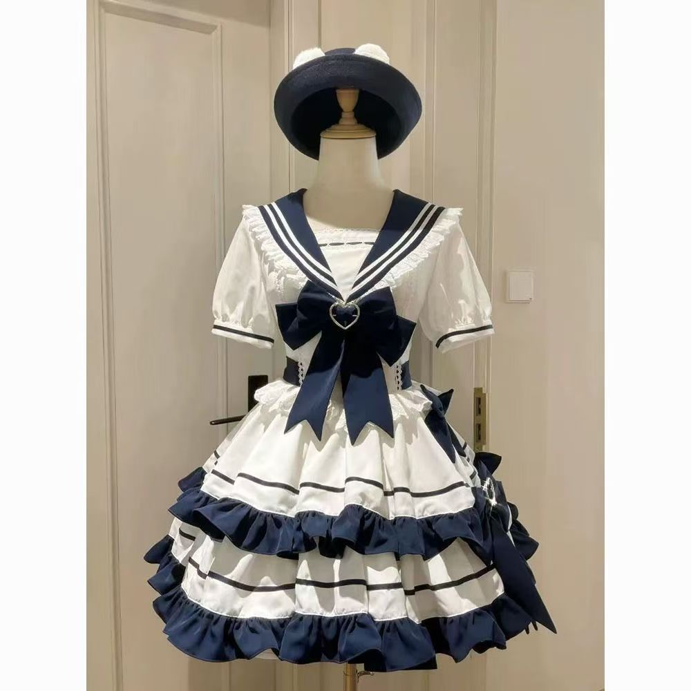 【急速発送】送.料.無.料.cos着やせ見え海風学院ポンポンアイドル衣装 ロリータ