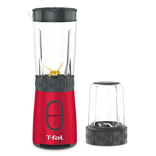ティファール ミキサー 600mL コンパクト 300W ハイパワー ミル付き 「ミックス＆ドリンク ネオ ルビーレッド」 スムージー BL13C5JP