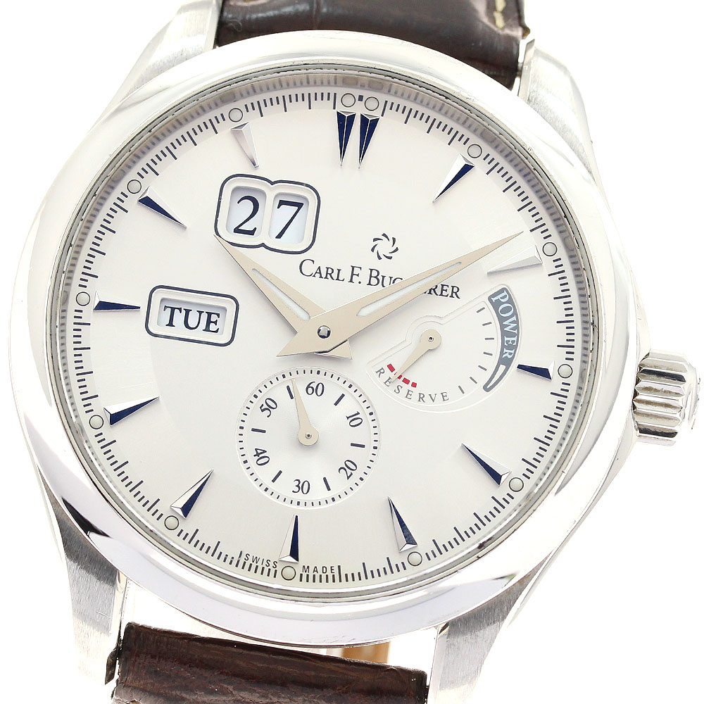 カール F.ブヘラ CARL F.BUCHERER 10912.08 マネロ デイデイト パワーリザーブ 自動巻き メンズ _944592【中古】