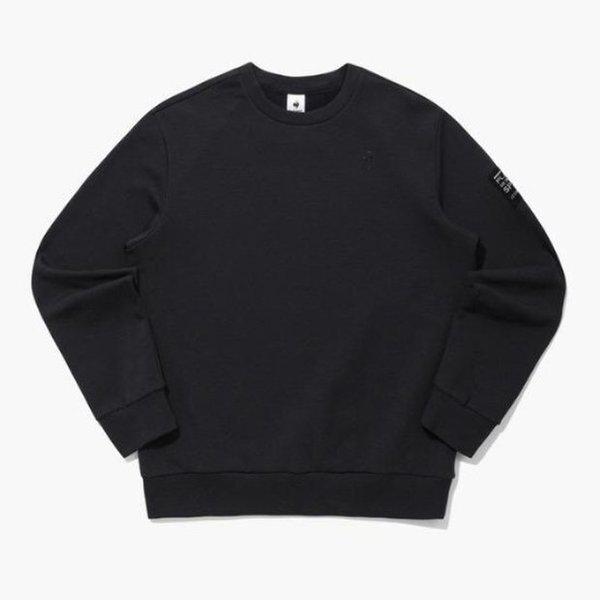 長袖Tシャツ NQJ QP423EFSN1-BLK コットン起毛スパン スウェットシャツ BLACK