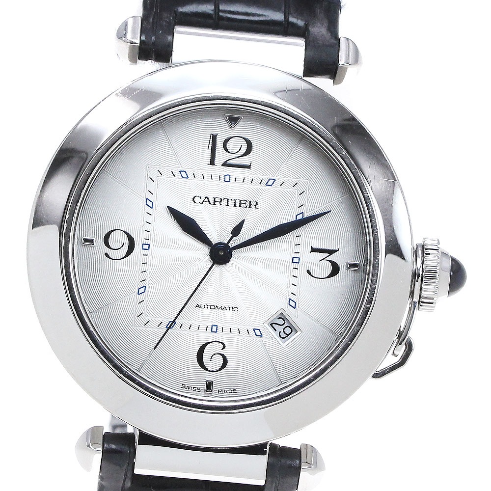カルティエ CARTIER WSPA0010 パシャ ドゥ カルティエ デイト 自動巻き メンズ _864638【中古】