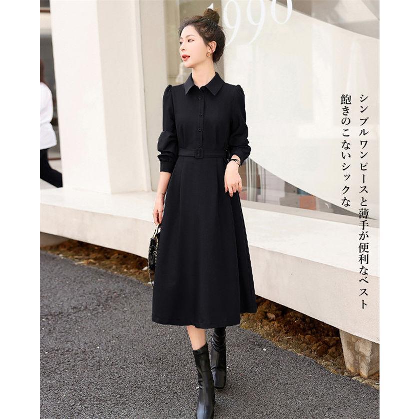 セットアップ 2点セット ワンピースセット ベスト シャツワンピ レディース 長袖 ロング丈 カジュアル おしゃれ きれいめ アウター レイヤード 大人可愛い おし