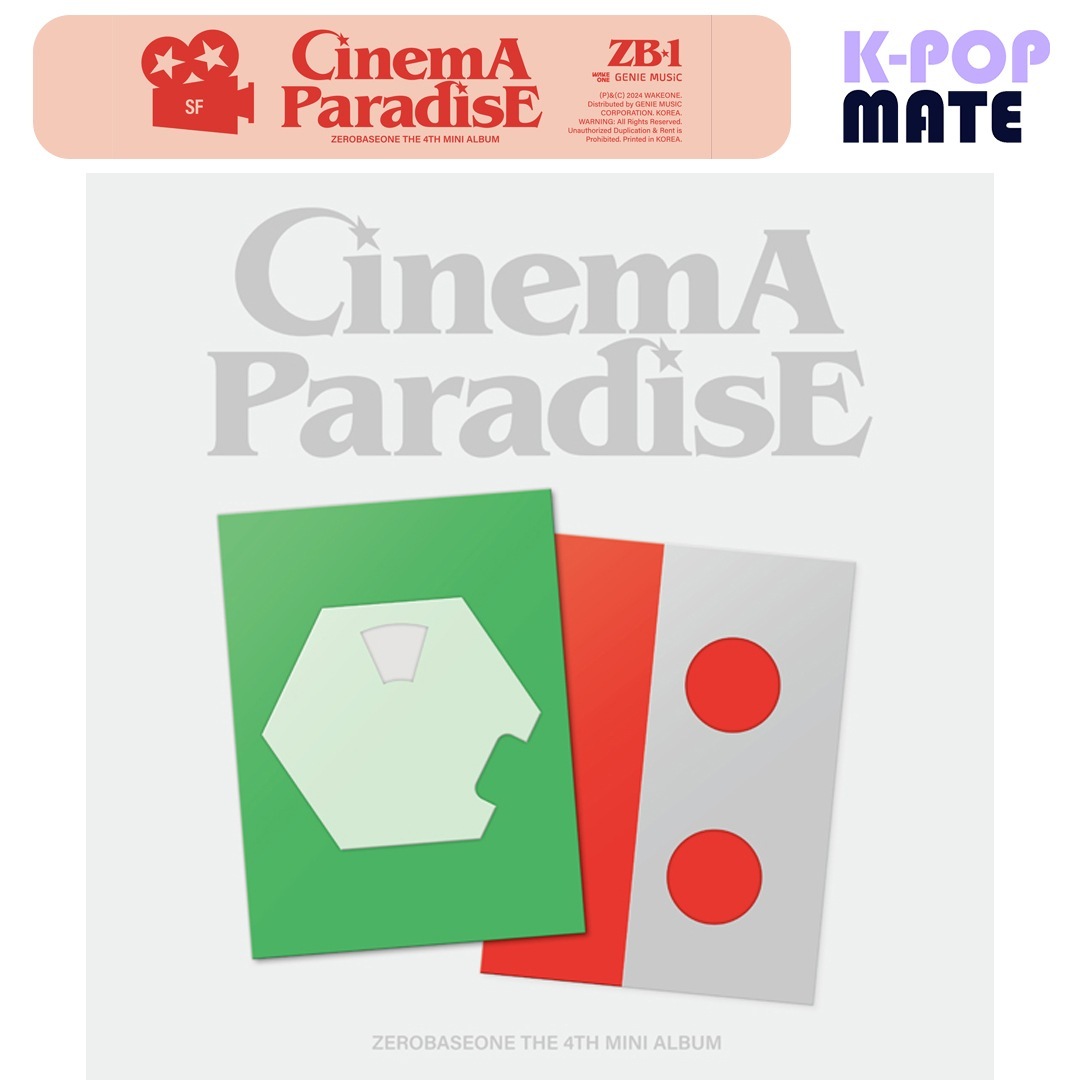 【公式】ZEROBASEONE - CINEMA PARADISE [MINI 4集] 2種セット/ 公式グッズ/ 正規品