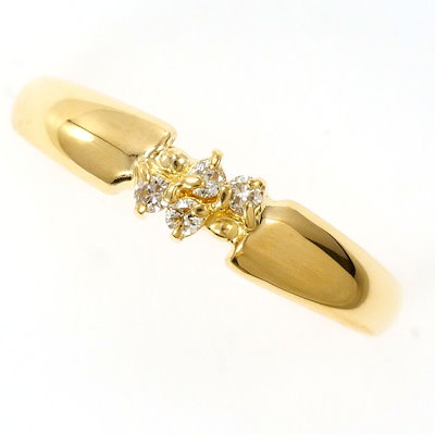 リング K18 18金 YG イエローゴールド 指輪 15号 ダイヤ 0.36 カード鑑別書 総重量約6.8g リング K18 18金 YG イエローゴールド 指輪 8号 サンゴ 総重量約2.8g