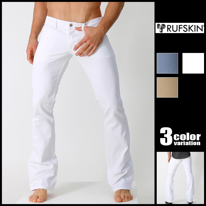 RufSkin/ラフスキン COLT　コットンパンツ　チノパンツ　カラーパンツ　ロングパンツ　メンズファッション　美シルエット
