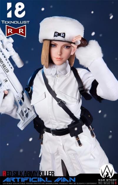 WAR STORY TOYS Red Ribbo Killer Android 18 1/6 アクションフィギュア WS016B