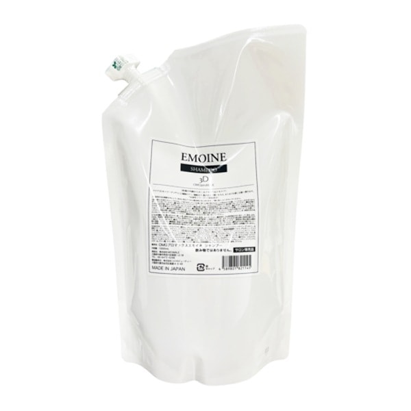 [国内正規品]エモイネ シャンプー レフィル 1000ml OMGproMAX EMOINE パサつき 広がり うねり 縮れ 寝ぐせ まとまる 3D生コラーゲン セラミド