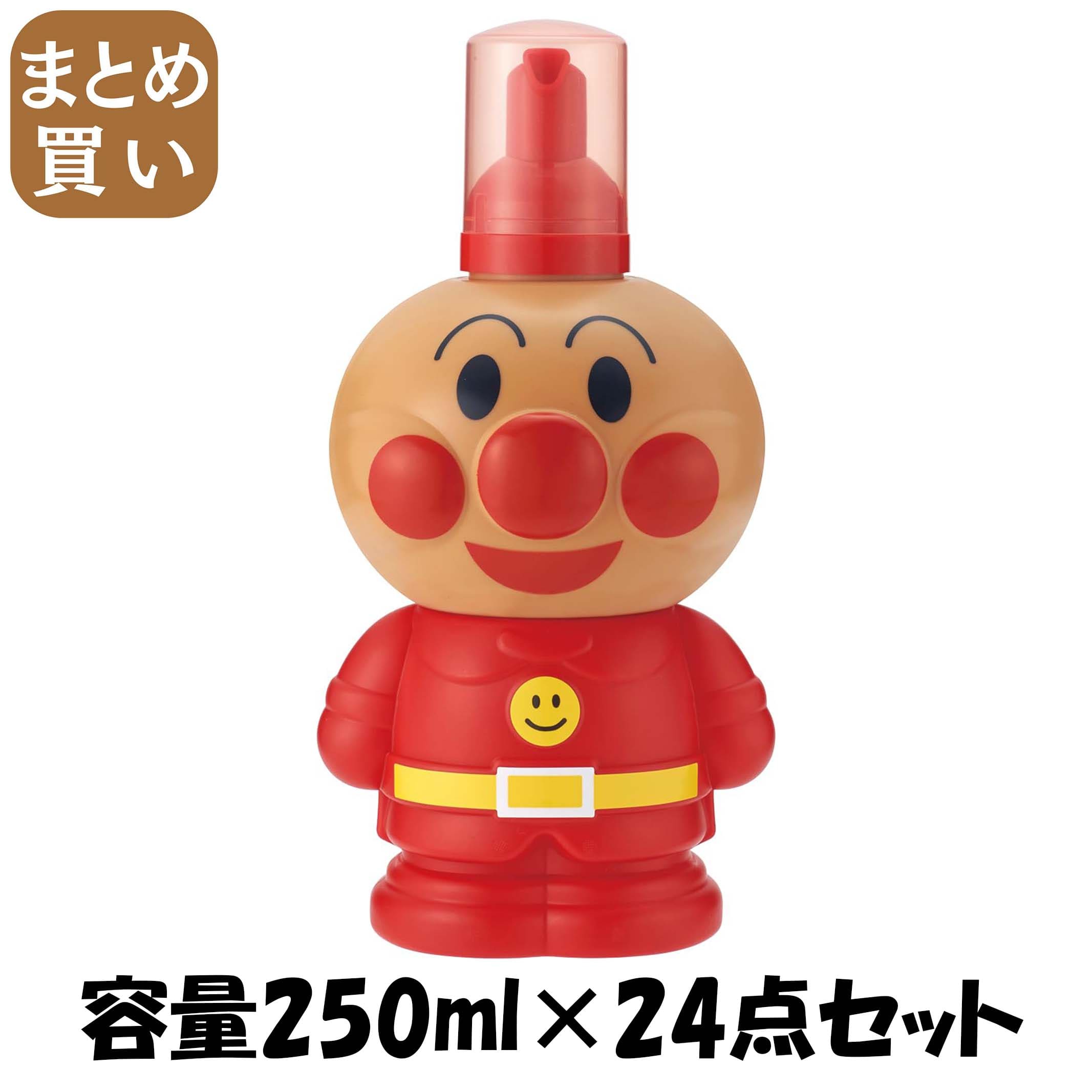 【まとめ買い】アンパンマンこどもシャンプーあわポンプタイプ 容量250ML×24点セット バンダイ 入浴剤