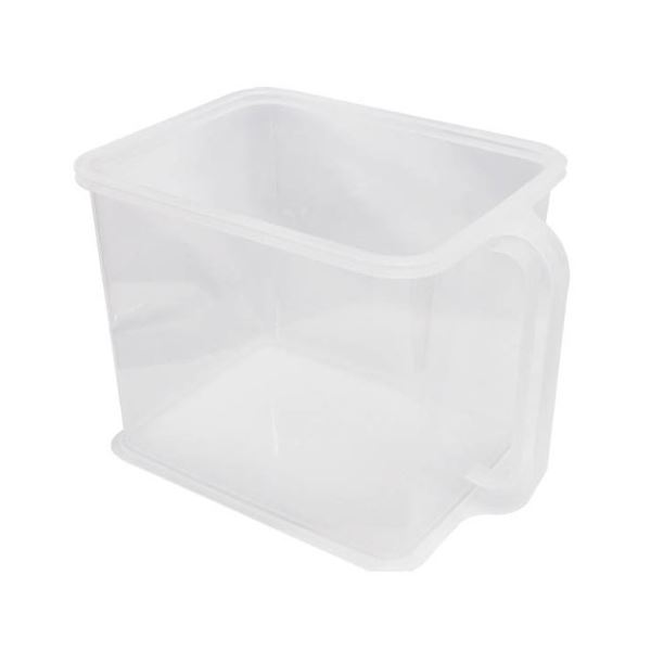 (まとめ) 吊り戸棚 収納ケース/つり戸棚ストッカー (ワイド 幅22cm) 大きな取っ手付き (×12個セット)
