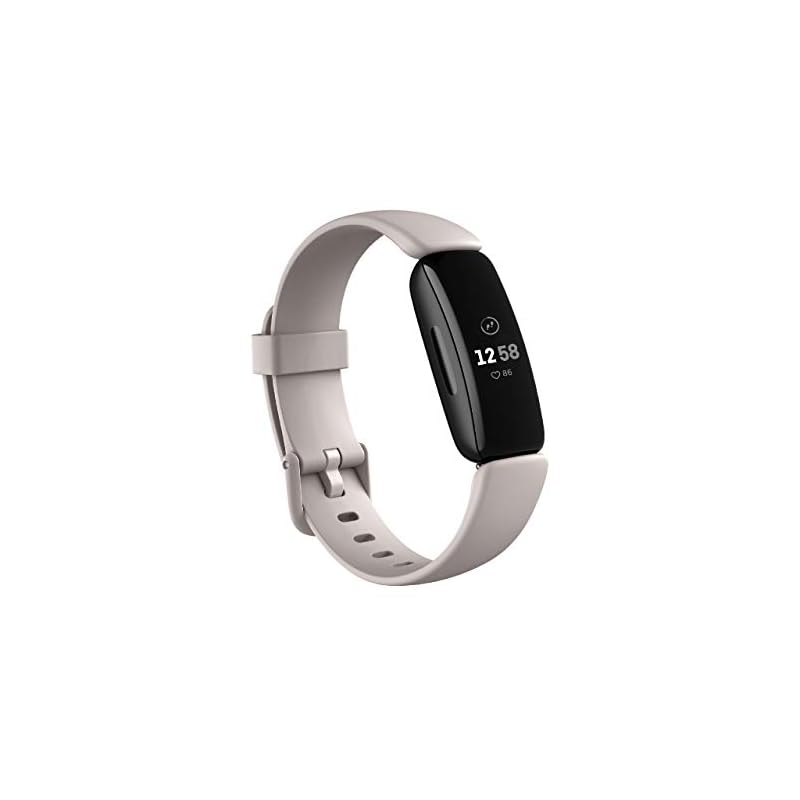 Fitbit Inspire2 フィットネストラッカー Lunar White ルナホワイト L/Sサイズ/心拍計 [日本正規品]