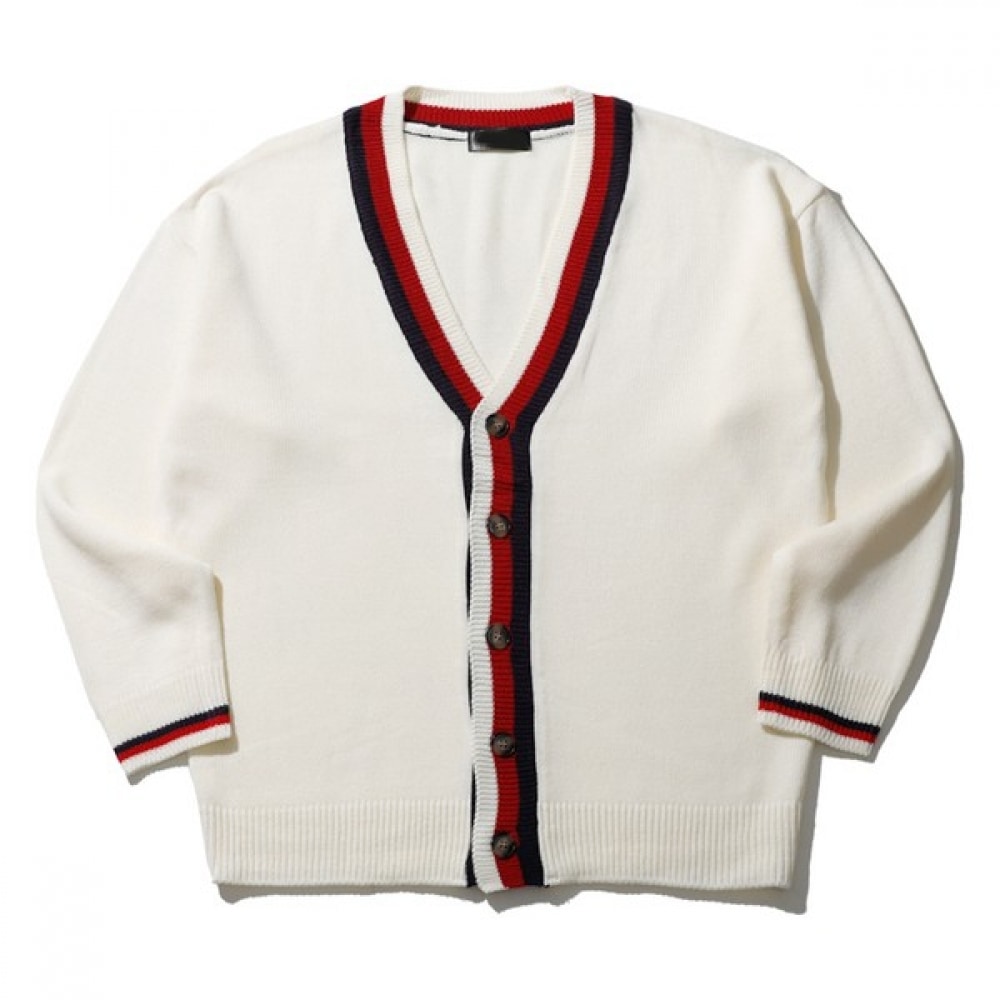 (ハリソン) オーバーフィット 3色バンドニットカーディガン SMEC1170