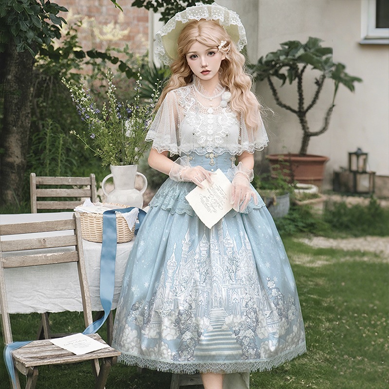 正規品デザイン雪国夢ランドlolitaエレガントクラブワンピースロリータ洋服レディース