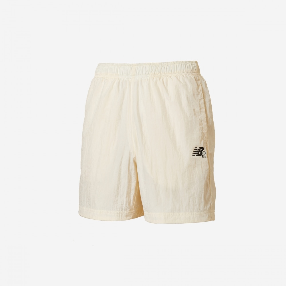 ニューバランスユニ NB X スヌーピーウーブンショーツ NBNVC2L023-クリーム