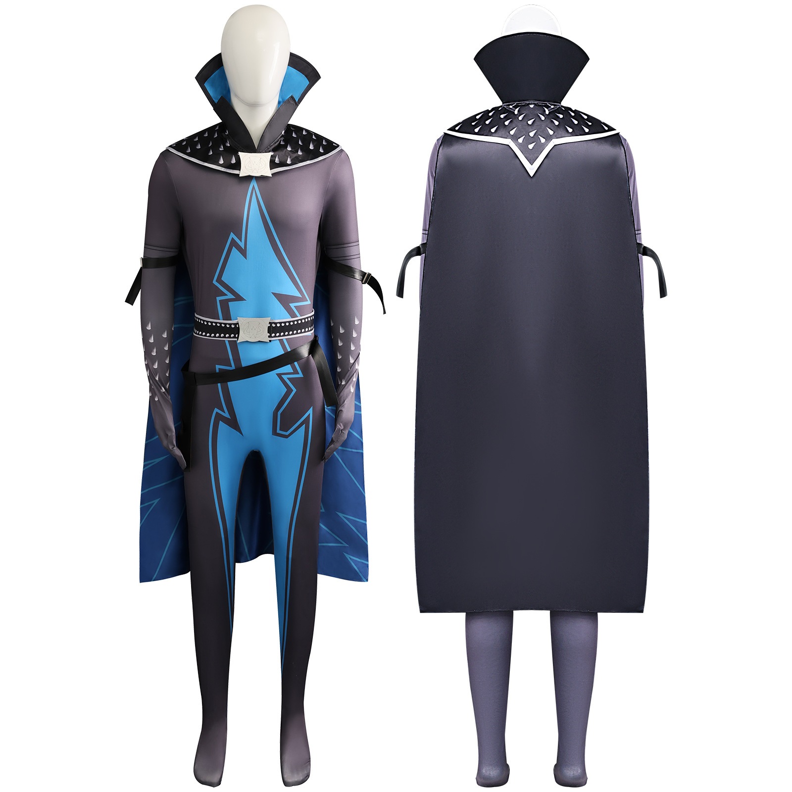 ハロウィン超大物2マイクコス服Megamind Plushマイク連体衣マントコスプレ衣装