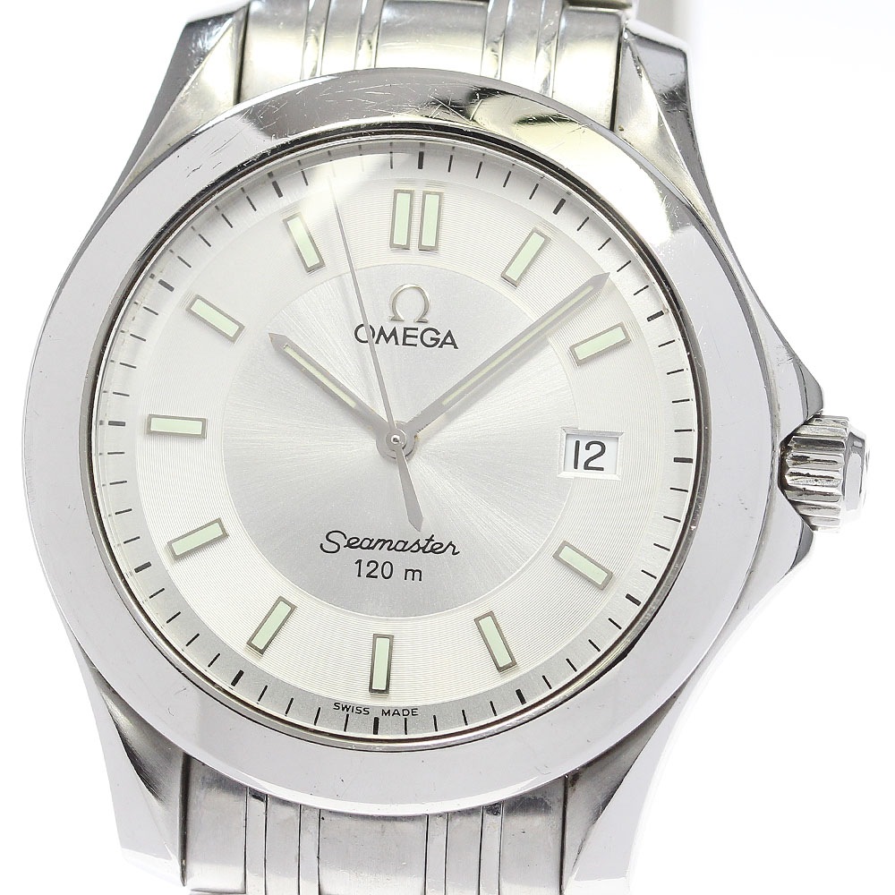 オメガ OMEGA 2511.32 シーマスター120 デイト クォーツ メンズ _849288【中古】 59,070円