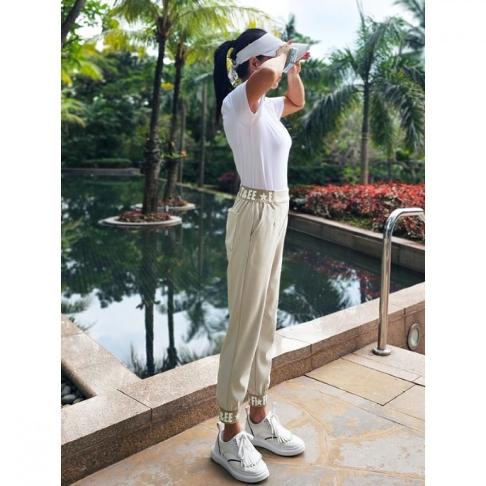 [ラックスゴルフ] ラックスゴルフティーオフウィメンズサイドバンドテンションジョガーパンツTO5S208W