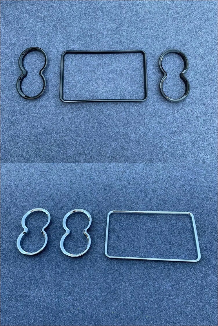 トヨタ ALPHARD アルファード/ヴェルファイア 前期 後期 專用設計 アームレストボックス水カップホルダー装飾パネル 3PCS 2色可選