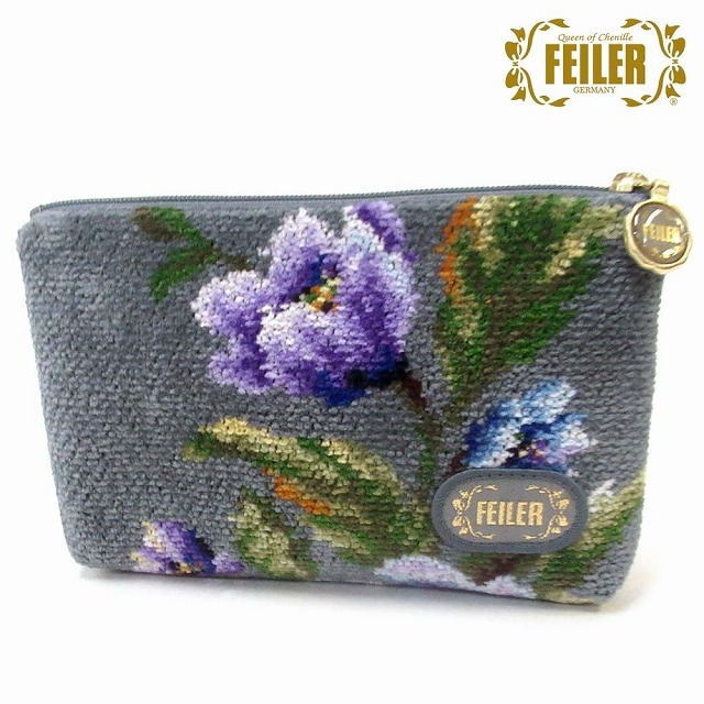 FEILER フェイラー ポーチ 小物入れ アメジストブルーム ミニポーチ 小物入れ ABL222022