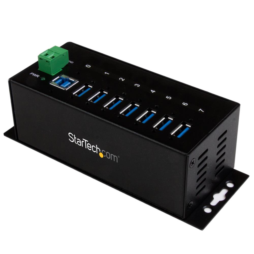 StarTech.com [ST7300USBME] 7ポート産業用USB 3.0ハブ ESD保護/