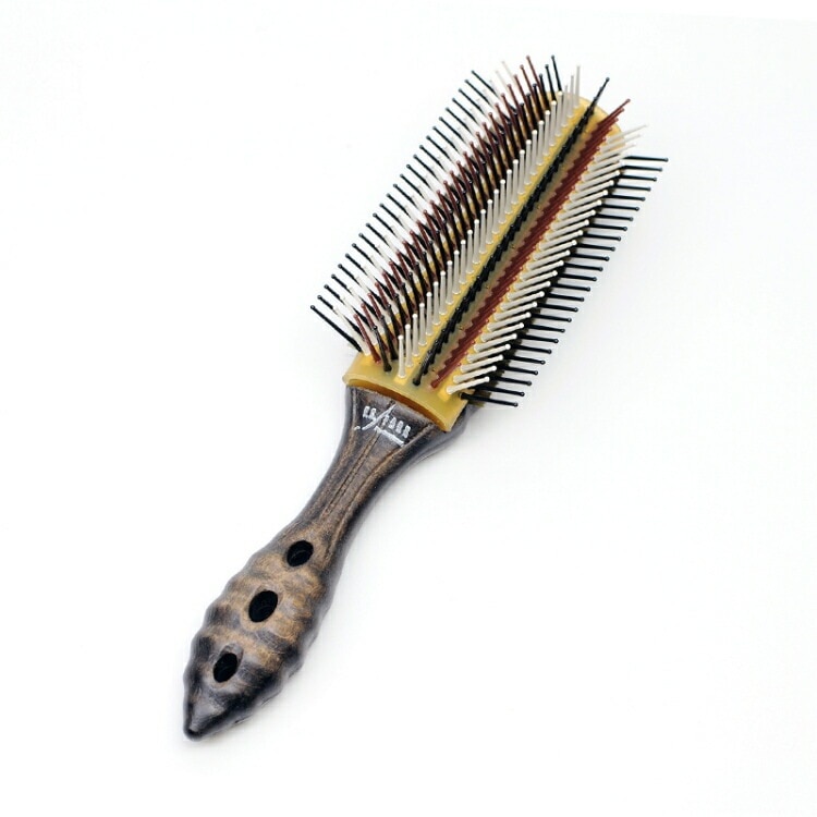 Y.S.パーク ウッドドラゴンブラシ 9行 YS-WD115-9 ワイエスパーク ヘアブラシ 木製ハンドル ロールブラシ ブロー 美容院 美容室 理髪店 理容室 プロ用美容室専門店 つや髪美肌研究SH