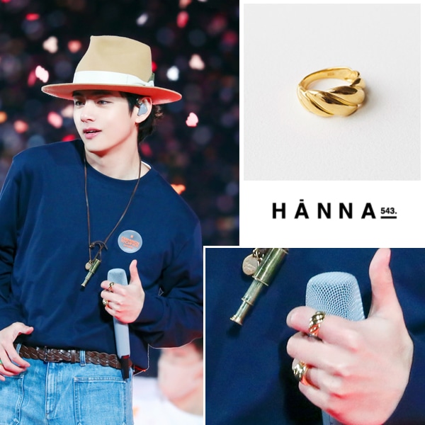 bts V着用 R535 シルバーリング(2color)