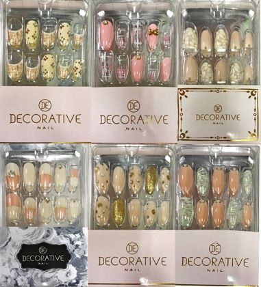 【2】大特価セールDECORATIVE NAILデコラティブネイル ネイルチップ ネイルアート【エスニック】【浴衣】【花火大会】【結婚式】【旅行】