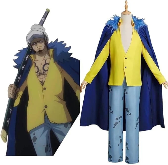 大人気トラファルガー・ロー コスプレ衣装 男女共用 撮影用 ユニフォーム 舞台演出服 クリスマス仮装