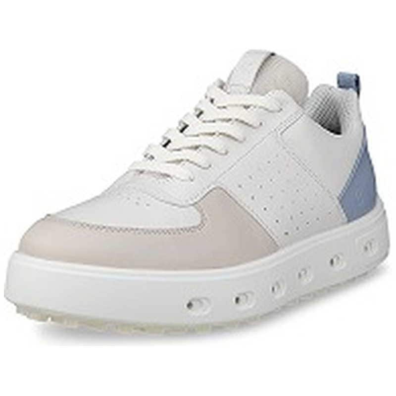 レディースゴルフシューズ STREET720(ストリート720) WHITE/GRAVEL/DUSTY BLUE ［レディース / 23.0cm］ ライムクリーム　EG110703-61596-36