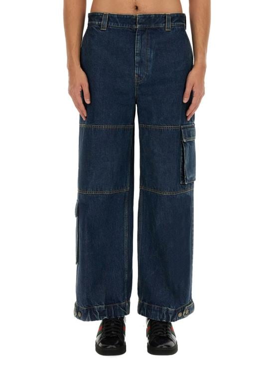 GUCCI Men Denim Pants 774082 XDCS94447 BLUE