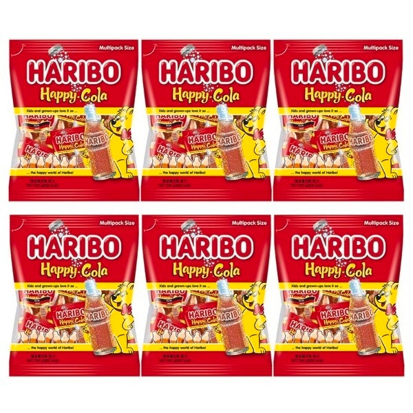 ハリボー ハッピーコーラ ミニ 250g 6個