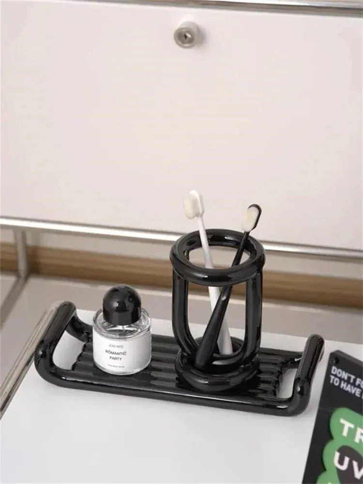 入荷スタイル 浴室 トイレ 洗練された 棚 洗面台 洗面用品収納棚 天板 大 大容量 セラミックトレイ