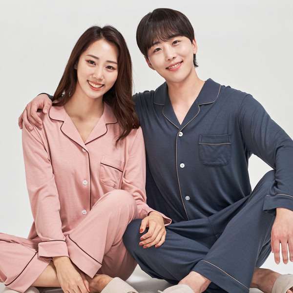 カップル大丸パジャマコージー大丸上下衣