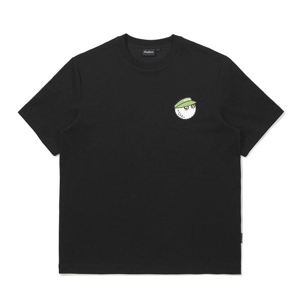 [マルボン公式] バケットトリプルユニラウンドTシャツ BLACK